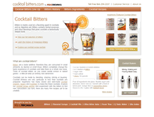 Tablet Screenshot of cocktailbitters.com